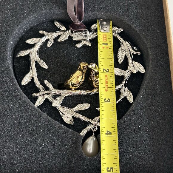 Michael Aram Lovebirds Christmas Ornament 132381 - Picture 7 of 9